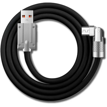 Pegasus Astro Cable flexible USB-A a USB-C 1.6' Negro 480 Mb/s 180° rotación