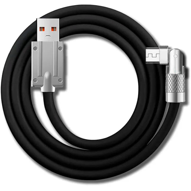 Pegasus Astro Cable flexible USB-A a USB-C 1.6' Negro 480 Mb/s 180° rotación