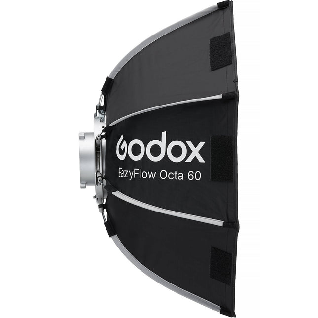Godox EazyFlow Octa 60 Softbox Plegable 60 cm Profundidad 25 cm con Mount Bowens y Difusores