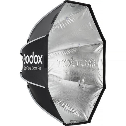 Godox EazyFlow Octa 90 Softbox Plegable 90 cm Profundidad 41 cm con Anillo Bowens y Difusores