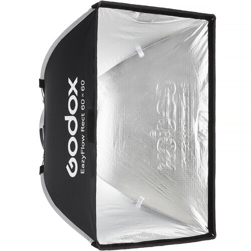 Godox EazyFlow Rect 60x60 Softbox Plegable 60x60cm con Difusores y Bolsa de Transporte