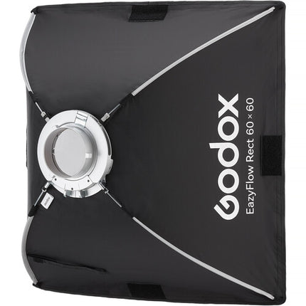 Godox EazyFlow Rect 60x60 Softbox Plegable 60x60cm con Difusores y Bolsa de Transporte