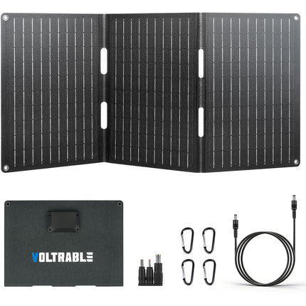 Voltrable Panel Solar Plegable 30W IP65 USB-C USB-A 23% Eficiencia
