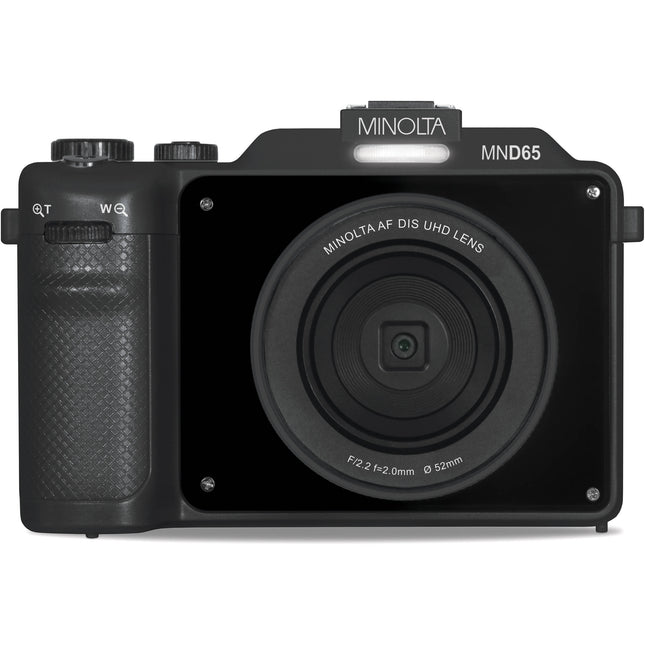 Minolta MND65 Cámara Digital Selfie 56MP Zoom 18x Monitor 3" 32GB
