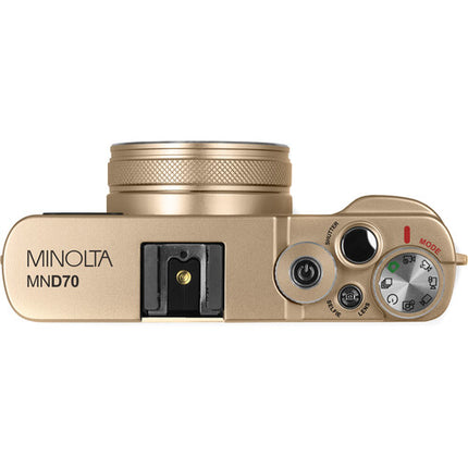 Minolta MND70 Cámara Digital 48MP Zoom 16x Pantalla 2.8" Incluye microSD 32GB