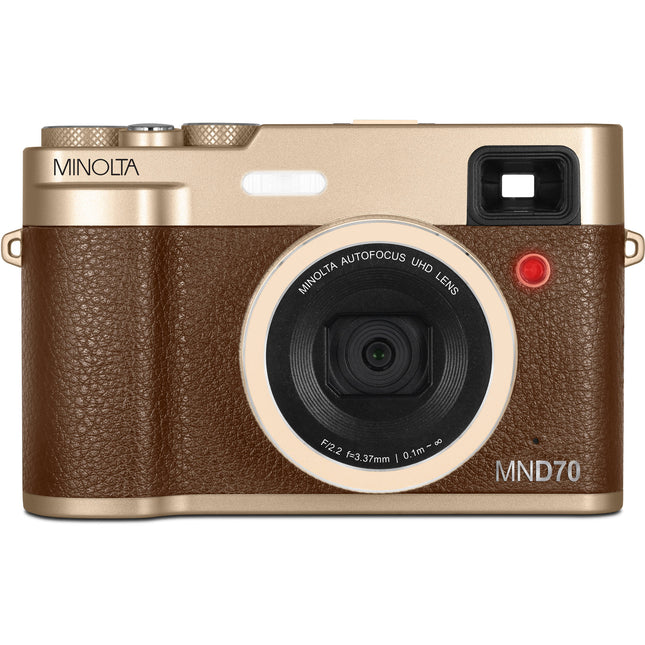 Minolta MND70 Cámara Digital 48MP Zoom 16x Pantalla 2.8" Incluye microSD 32GB