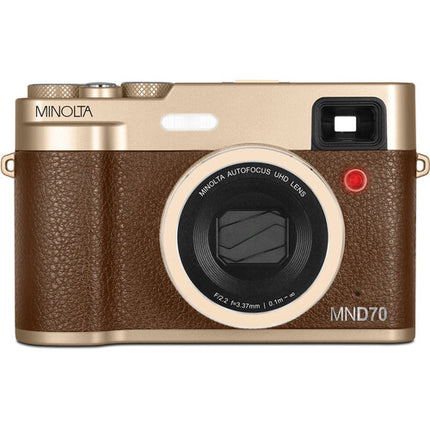 Minolta MND70 Cámara Digital 48MP Zoom 16x Pantalla 2.8" Incluye microSD 32GB