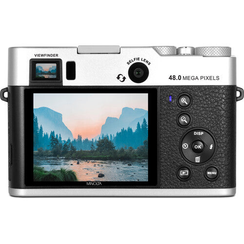 Minolta MND70 Cámara Digital 48MP Zoom 16x Pantalla 2.8" Incluye microSD 32GB