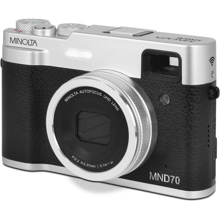Minolta MND70 Cámara Digital 48MP Zoom 16x Pantalla 2.8" Incluye microSD 32GB