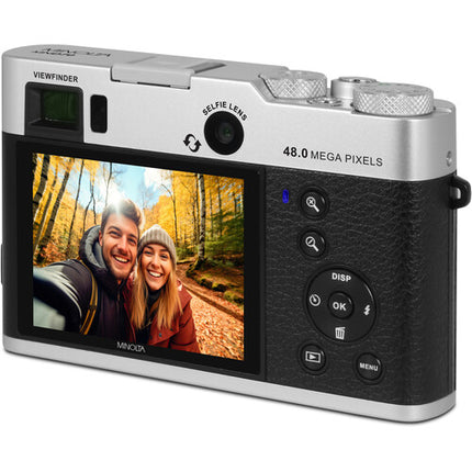 Minolta MND70 Cámara Digital 48MP Zoom 16x Pantalla 2.8" Incluye microSD 32GB