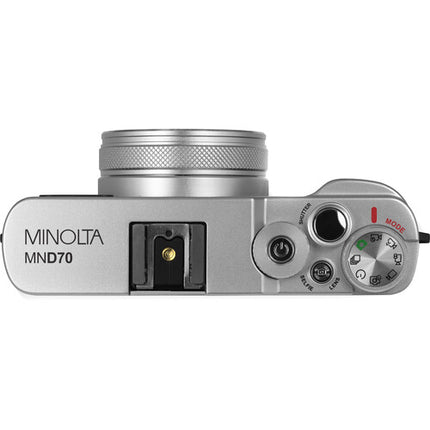 Minolta MND70 Cámara Digital 48MP Zoom 16x Pantalla 2.8" Incluye microSD 32GB