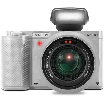 Minolta MNF10Z Cámara Digital Plata 13MP 10x Zoom 32GB SD
