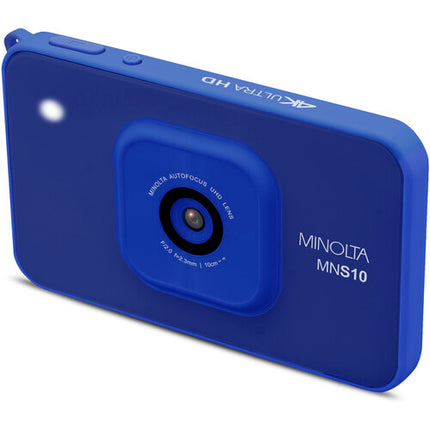 Minolta MNS10 Cámara Digital Azul 48MP 4K Video con microSD 32GB
