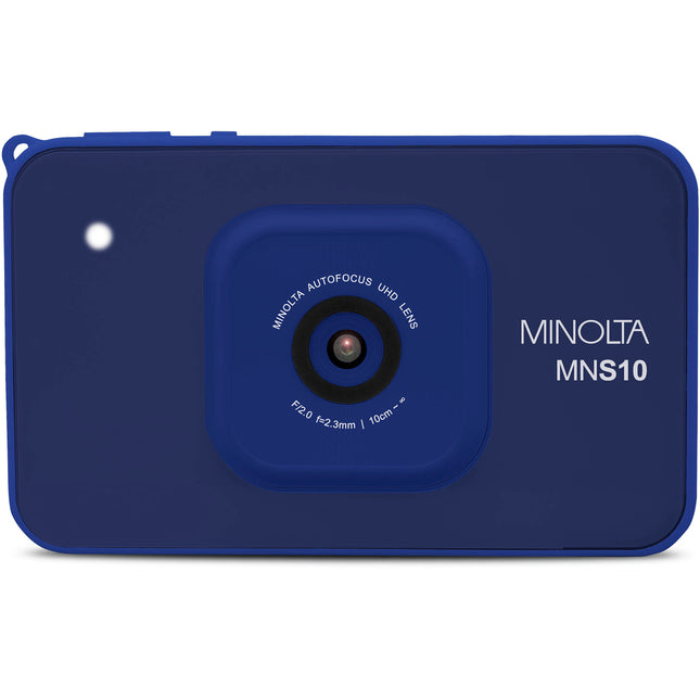 Minolta MNS10 Cámara Digital Azul 48MP 4K Video con microSD 32GB