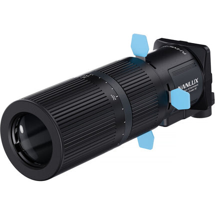 Nanlux Magnetic Projection Attachment Lente de Proyección 15-35° para Evoke 5C con Zoom y Anillo de Enfoque