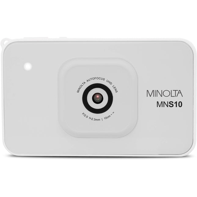 Minolta MNS10 Cámara Digital Blanca 48MP 4K Video 32GB microSD