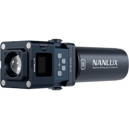 Nanlux Magnetic Battery Grip para Evoke 5C con Batería 3100mAh USB-C