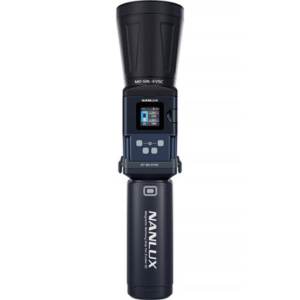 Nanlux Magnetic Battery Grip para Evoke 5C con Batería 3100mAh USB-C