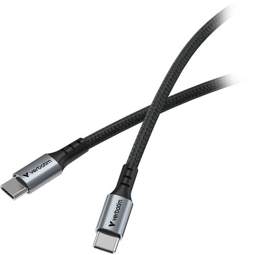 Verbatim Cable USB-C 2.0 100W 3.93 Pies Sync y Carga Reforzado