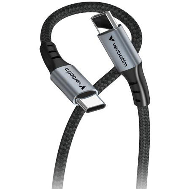 Verbatim Cable USB-C 2.0 100W 3.93 Pies Sync y Carga Reforzado