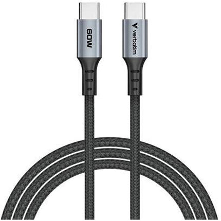 Verbatim Cable USB-C 2.0 60W Para Carga y Sincronización 1.2 m Trenzado