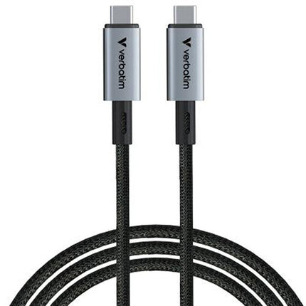 Verbatim Cable USB4 240W 3.93 pies Carga y Sincronización 40 Gb/s