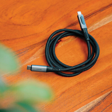 Verbatim USB-C 2.0 Cable de carga 100W con pantalla LED 1.2 m reforzado