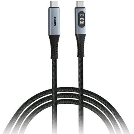 Verbatim USB-C 2.0 Cable de carga 100W con pantalla LED 1.2 m reforzado