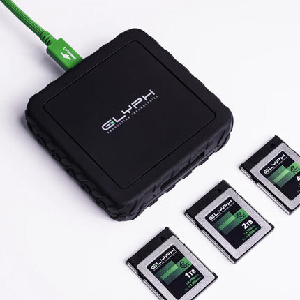 Glyph Technologies Capture+ Lector de Tarjetas CFexpress 4.0 Tipo B 40 Gb/s USB-C