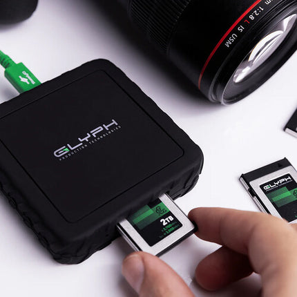 Glyph Technologies Capture+ Lector de Tarjetas CFexpress 4.0 Tipo B 40 Gb/s USB-C
