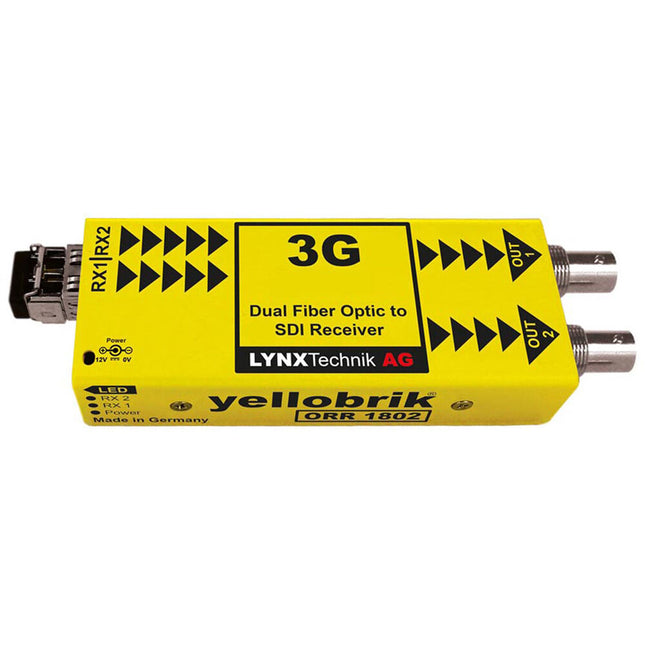 Lynx Technik AG Transmisor Fibra Óptica Dual-Channel 3G-SDI 1080p60 1310nm