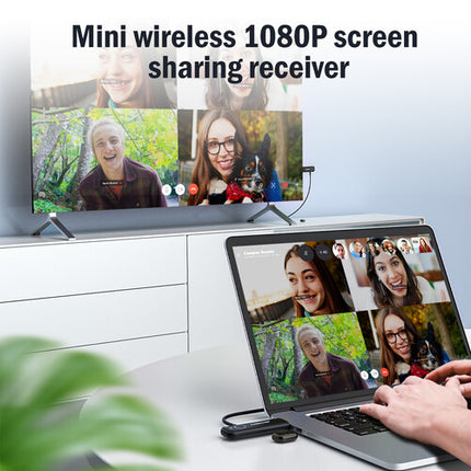 Lemorele G57 Sistema de Transmisión HDMI Inalámbrico 1080p 60fps 50m con Cable USB-C