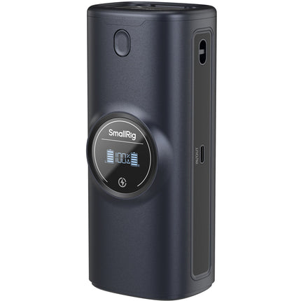 SmallRig Cargador de Banco de Energía para Baterías Canon LP-E6P 13600mAh 2 Bahías con Pantalla