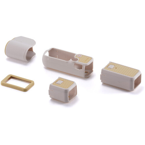 Tilta Funda Silicona Protección Power Kit para DJI Osmo Pocket 4 Beige Arena Kit 5 piezas Antirrayas Agarre Antideslizante