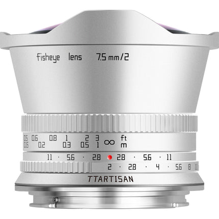 TTArtisan 7.5mm f2 Lente Ojo de Pez para Canon RF Apertura f2 y Distancia Mínima 12.4 cm