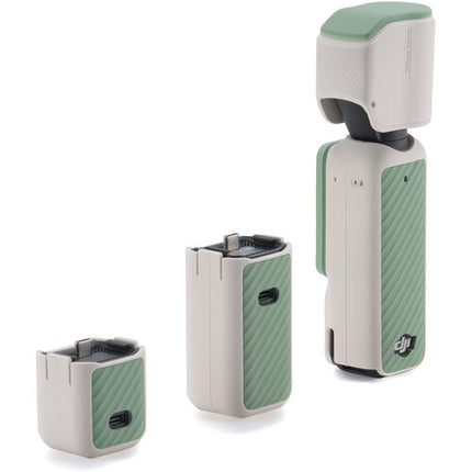 Tilta Funda Protectora de Silicona Power Kit para DJI Osmo Pocket 4 Celadon White con Agarre Antideslizante y Pantalla Giratoria