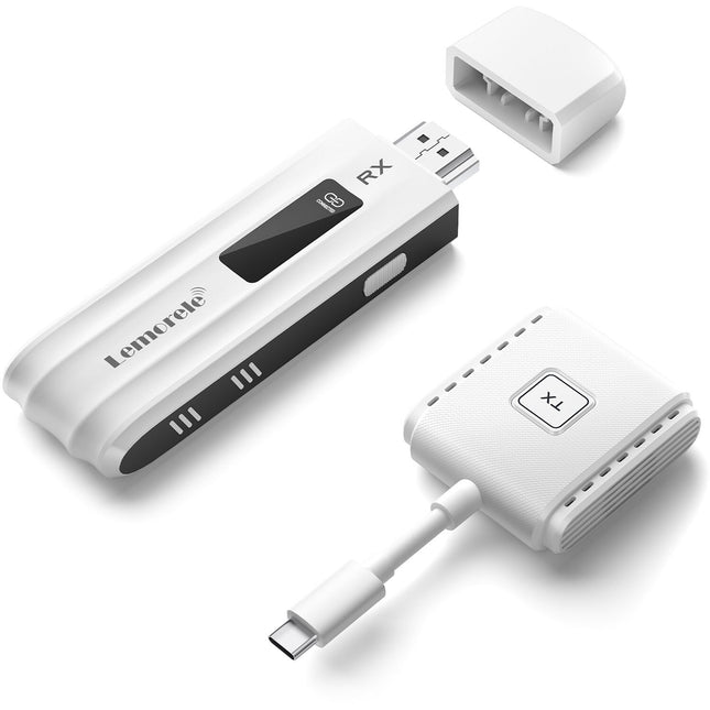 Lemorele P300 Sistema inalámbrico HDMI 1080p60 50m con transmisor y receptor