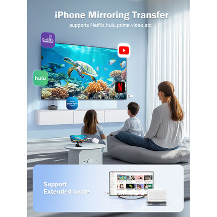 Lemorele P300 Sistema inalámbrico HDMI 1080p60 50m con transmisor y receptor