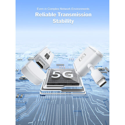 Lemorele P300 Sistema inalámbrico HDMI 1080p60 50m con transmisor y receptor