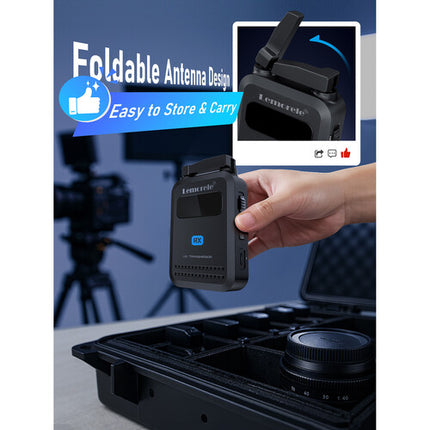 Lemorele R5000 Sistema de Transmisión HDMI Inalámbrico 1080p60 Alcance 200m