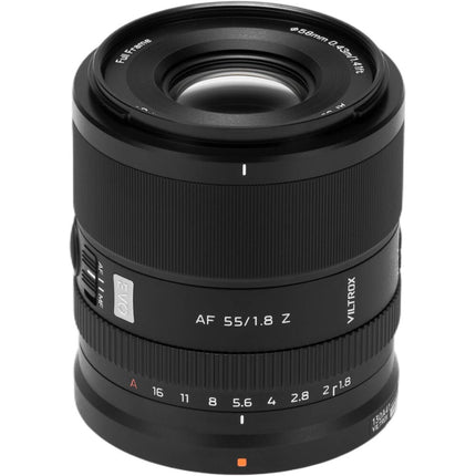 Viltrox 55mm f1.8 EVO Lente para Nikon Z Full Frame F1.8-16 Distancia 16.9"