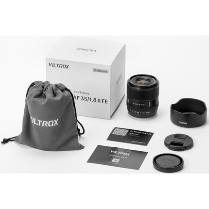 Viltrox 35mm f1.8 II EVO Lente Sony E Angular 13.4cm AF Quieto