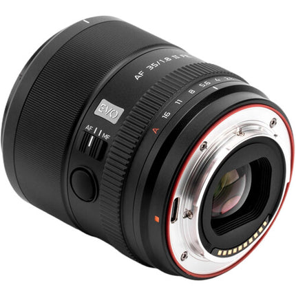 Viltrox 35mm f1.8 II EVO Lente Sony E Angular 13.4cm AF Quieto