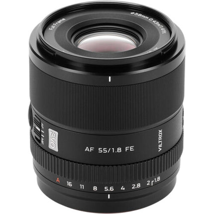 Viltrox 55mm f1.8 EVO Objetivo Sony E Full Frame Abertura f1.8