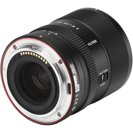 Viltrox 55mm f1.8 EVO Lente para Nikon Z Full Frame F1.8-16 Distancia 16.9"
