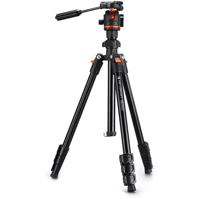K&F Concept O234A3 Trípode de Aluminio con Cabezal BH-36 hasta 70.9" de Altura
