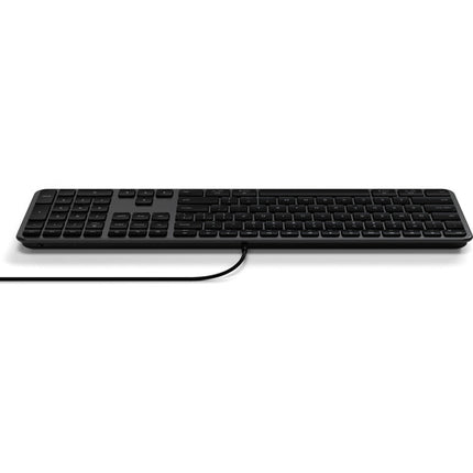 Teclado con Cable Satechi Slim LX3 USB-C Adaptador USB-A Diseño Delgado