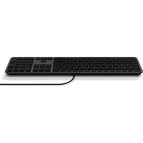Teclado con Cable Satechi Slim LX3 USB-C Adaptador USB-A Diseño Delgado