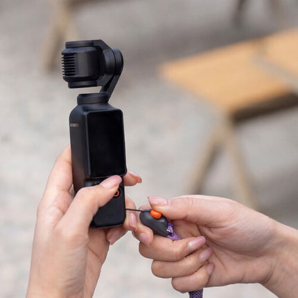 PGYTECH Correa de Mano para DJI Osmo Pocket 3 y 4 Verde Menta Braided Bungee
