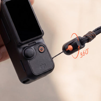 PGYTECH Correa de Mano para DJI Osmo Pocket 3 y 4 Verde Menta Braided Bungee